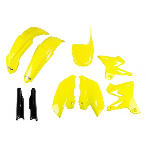 UFO Plastkit med Gaffelbensskydd Yamaha yellow UFO Plastkit med Gaffelbensskydd Yamaha yellow