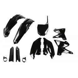 UFO Plastkit med Gaffelbensskydd Yamaha black UFO Plastkit med Gaffelbensskydd Yamaha black