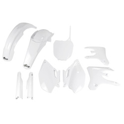 UFO Plastkit med Gaffelbensskydd Yamaha white