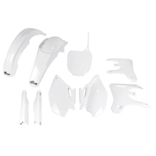 UFO Plastkit med Gaffelbensskydd Yamaha white UFO Plastkit med Gaffelbensskydd Yamaha white
