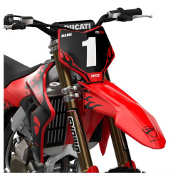 DUCATI Flame Black Dekalkit