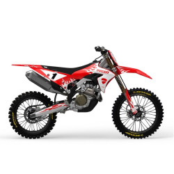 DUCATI Flame White Dekalkit