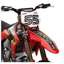 DUCATI Retro Red Dekalkit