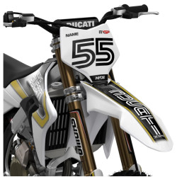DUCATI Retro White Dekalkit