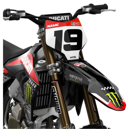 DUCATI Stocky Black Dekalkit