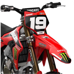 DUCATI Stocky Red Dekalkit