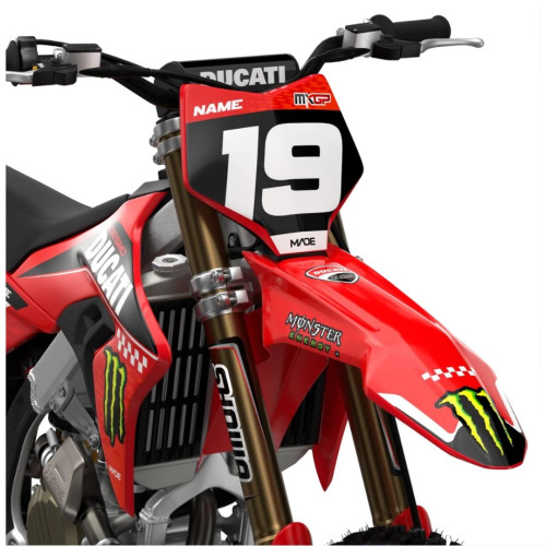 DUCATI Stocky Red Dekalkit
