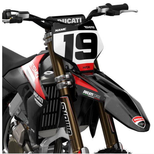 DUCATI Zorg Black Dekalkit