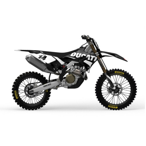 DUCATI Base Black White Dekalkit