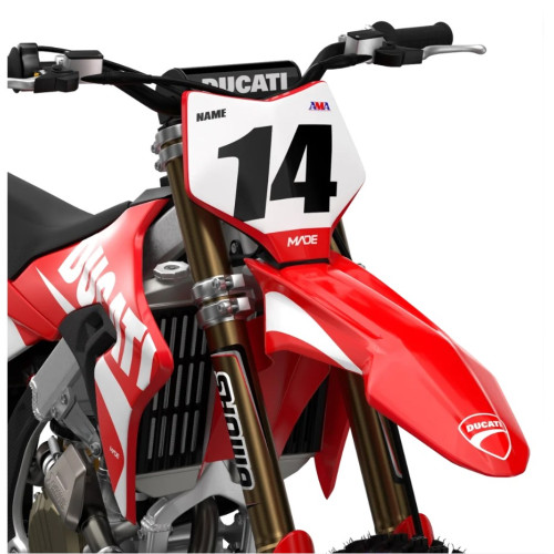 DUCATI Base Red White Dekalkit