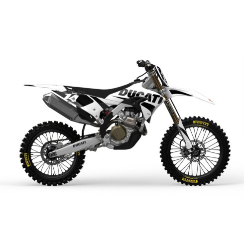 DUCATI Base White Black Dekalkit