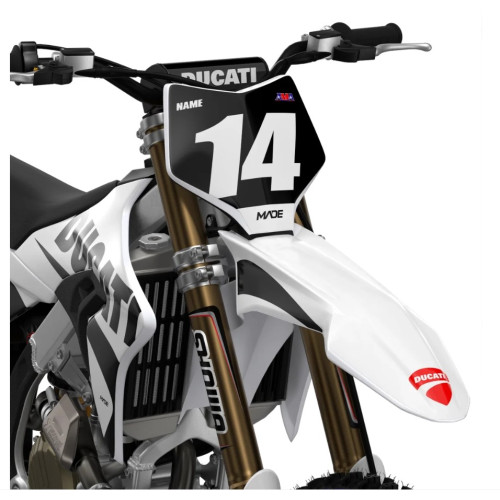 DUCATI Base White Black Dekalkit
