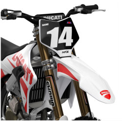 DUCATI Base White Red Dekalkit