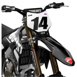DUCATI Base Black White Dekalkit
