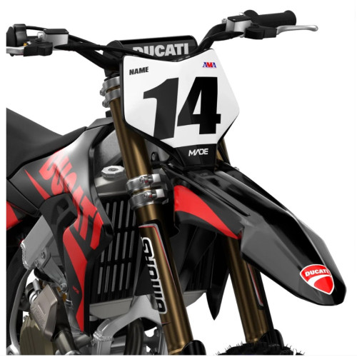 DUCATI Base Black Red Dekalkit