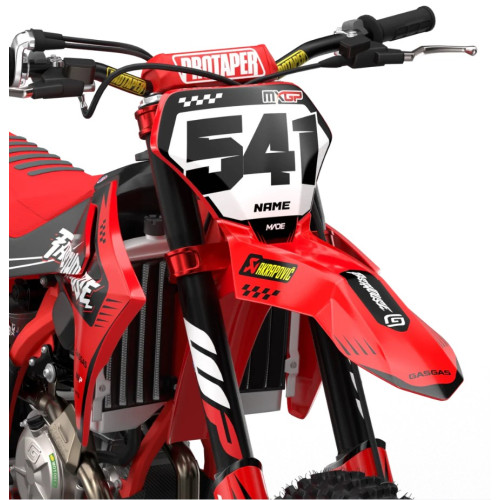 GASGAS Titan Red dekalkit
