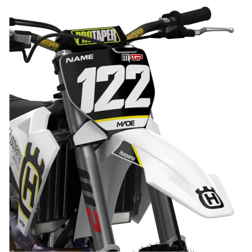 Husqvarna Ride BlackYellow Komplett dekalkit