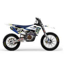 Husqvarna Ride BlueYellow Komplett dekalkit