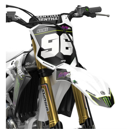 Kawasaki Slay White dekalkit