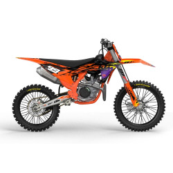 KTM Tron Svart/Lila komplett dekalkit