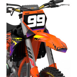 KTM Tron Svart/Lila komplett dekalkit