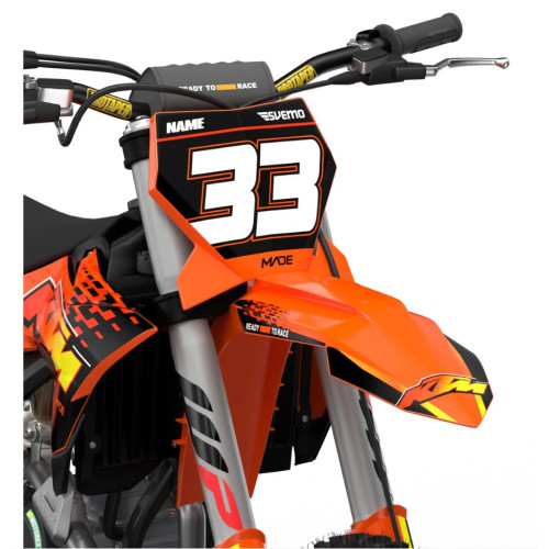 KTM Troy Black Komplett Dekalkit 