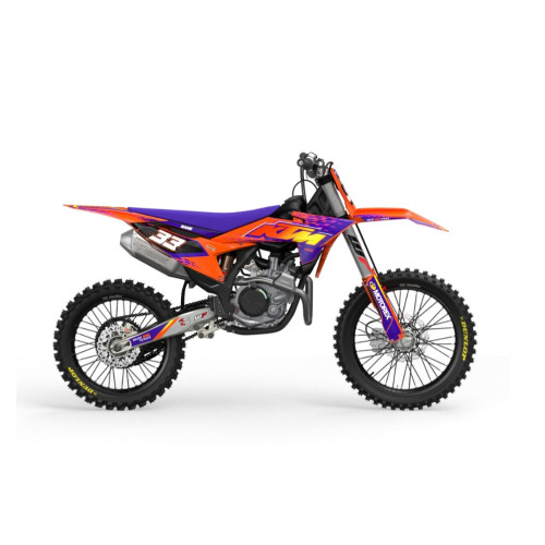 KTM Troy Purple Komplett Dekalkit 