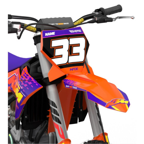 KTM Troy Purple Komplett Dekalkit 