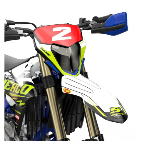 Sherco Destroyer White komplett Dekalkit