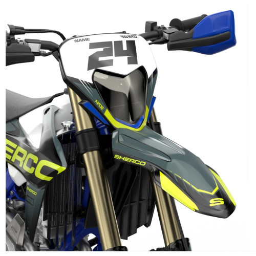 Sherco Fuzz Black komplett Dekalkit