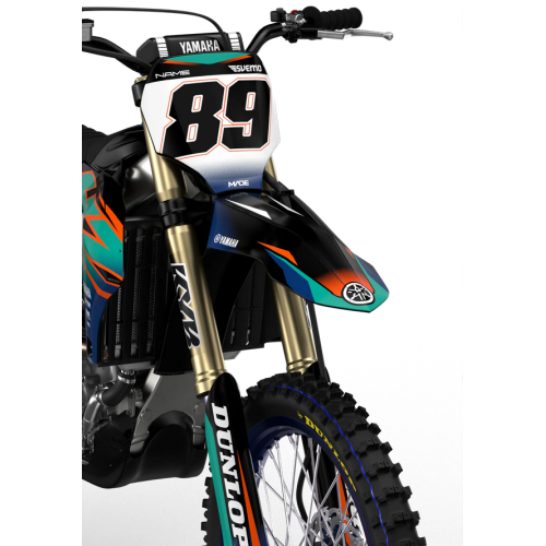 Yamaha Rival GreenOrange Komplett dekalkit