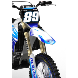 Yamaha Rival WhiteBlue Komplett dekalkit