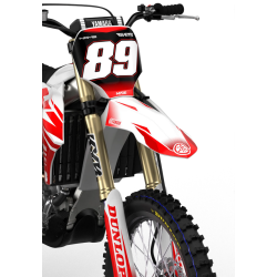 Yamaha Rival WhiteRed Komplett dekalkit