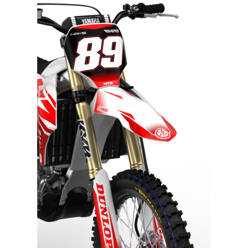 Yamaha Rival WhiteRed Komplett dekalkit