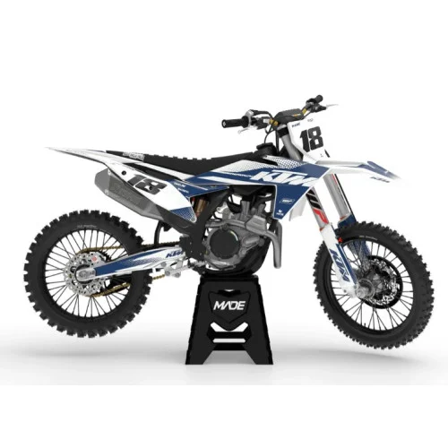 KTM Dots Blue komplett dekalkit KTM Dots Blue komplett dekalkit