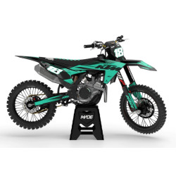 KTM Dots Teal komplett dekalkit