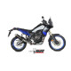 MIVV Slip-On Oval Rostfritt Stål Svart Ljuddämpare YAMAHA Tenere 700