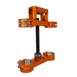 Bud Racing V3 Orange - Styrkrona med Justerbara Styrfästen | KTM/HVA/GG 125-501