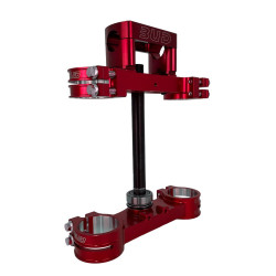 Bud Racing V3 Röd - Styrkrona med Justerbara Styrfästen | KTM/HVA/GG 125-501