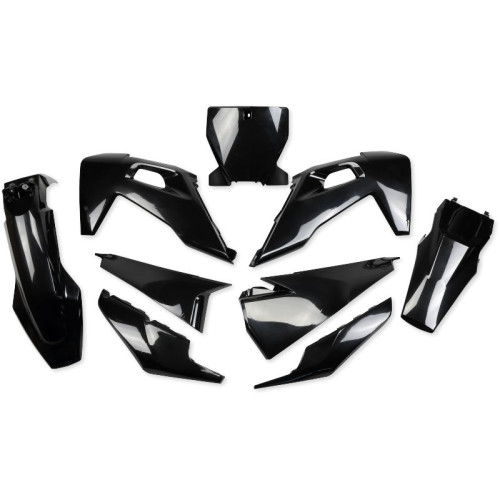 UFO Plastkit 5-delar Svart HVA TC/FC 125-450 23- UFO Plastkit 5-delar Svart HVA TC/FC 125-450 23-