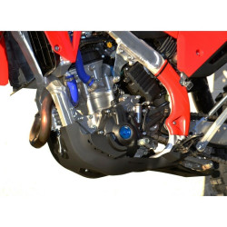 Polisport CRF250R/CRF250RX Fortress Hasplåt m. Linkage Protection Svart 22-26