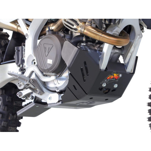 AXP Xtrem HDPE Hasplåt Svart Triumph TF250-X/TF250-E 25-
