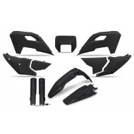 UFO Plastkit med Gaffelbensskydd Husqvarna Svart UFO Plastkit med Gaffelbensskydd Husqvarna Svart