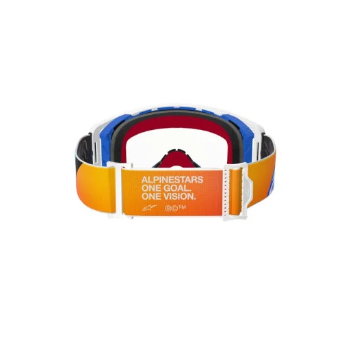 Alpinestars Goggle Supertech CORP Blå/Orange/Klart Alpinestars Goggle Supertech CORP Blå/Orange/Klart