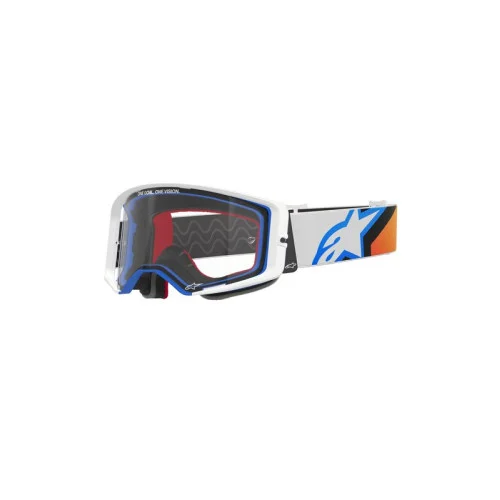 Alpinestars Goggle Supertech CORP Blå/Orange/Klart Alpinestars Goggle Supertech CORP Blå/Orange/Klart