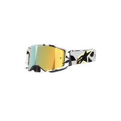 Alpinestars Goggle Supertech CORP Vit/Guld Spegel/Guld Alpinestars Goggle Supertech CORP Vit/Guld Spegel/Guld