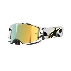 Alpinestars Goggle Supertech CORP Vit/Guld Spegel/Guld