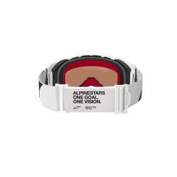 Alpinestars Goggle Supertech CORP Vit/Spegel Silver Alpinestars Goggle Supertech CORP Vit/Spegel Silver
