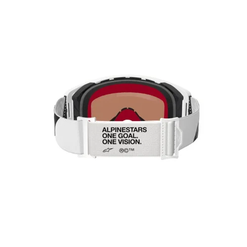 Alpinestars Goggle Supertech CORP Vit/Spegel Silver Alpinestars Goggle Supertech CORP Vit/Spegel Silver