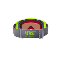 Alpinestars Goggle Supertech CORP Gul Fluo/Röd/Spegel Silver Alpinestars Goggle Supertech CORP Gul Fluo/Röd/Spegel Silver